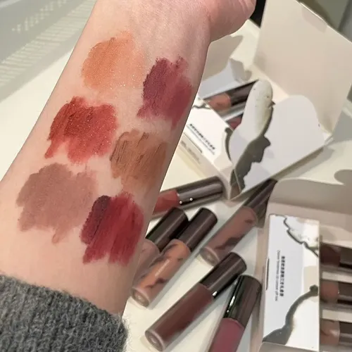 Set De Esmaltes De Labios Herorange Matte Velvet, De Larga D