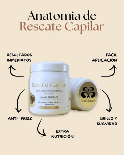 Combo 2 Completo Rescate Capilar, Ampollas Y Aceite