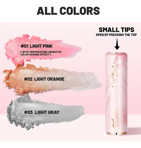 Bálsamo Labial Hidratante Marble, Bálsamo Labial Con Color P