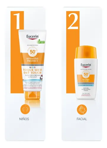 Eucerin Combo Proteción Solar Completa Facial + Niños