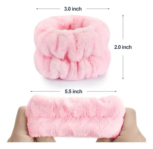 Paquete De 4 Toallas De Muñeca For Lavado De Cara, Pulsera