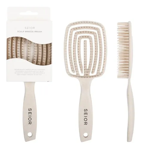 Cepillo De Pelo Senior Scalp Breeze Con Pajita De Trigo Vent