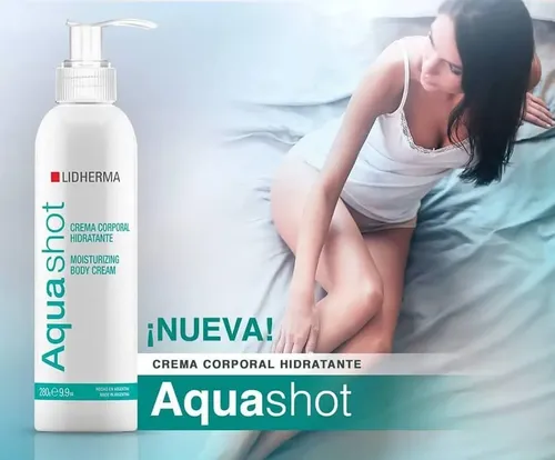 Lidherma Aquashot Crema Corporal Hidratante Tipo de envase Pote Fragancia N/A