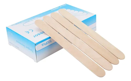 Palitos De Cera Grandes Anchos Hedume Pack De 600 Aplicadore