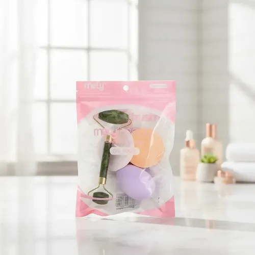 Set De Esponjas De Maquillaje Y Masajeador Facial Skincare Sin Eleccion De Color