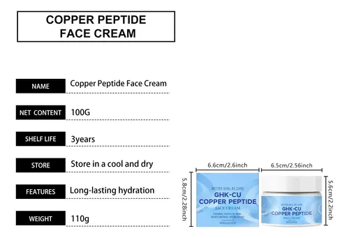 Crema Facial Reafirmante Con Péptidos De Cobre 100 G Neutra