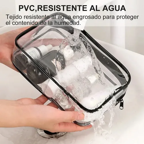Mujer Set Bolsas Maquillaje Transparentes Variados Xy