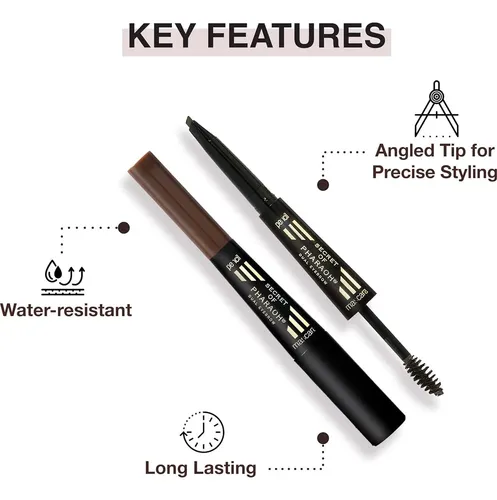 Lápiz 2 En 1 Cejas Y Gel Ebin New York Natural Marrón