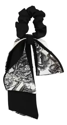 ~` Corbata For El Pelo Con Cinta Y Lazo De Flores Con Q