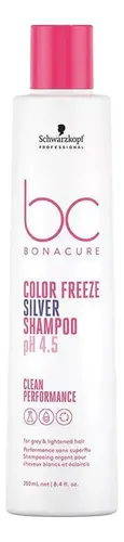 Shampoo Bonacure Ph4.5 Color Freeze Silver Schwarzkopf 250ml