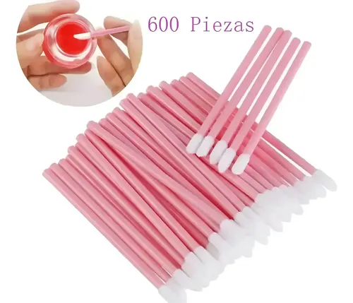 600pzs Lip Brush Desechable Para Pestañas Microblading Labio
