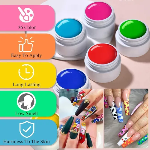 Kit Gel 36 Colores Saviland Para Uñas