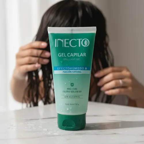 Inecto Gel Capilar Efecto Humedo Con Filtro Solar
