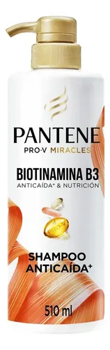 Shampoo Pantene Anticaída+ Biotinamina B3 510 ml