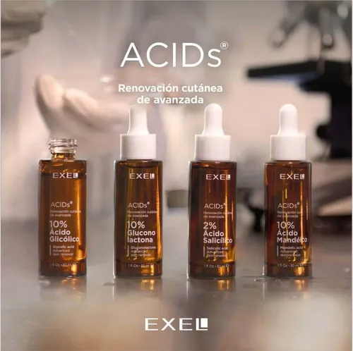 Sérum 10% Ácido Mandélico Exel Acids Día Para Piel Mixta De 30ml