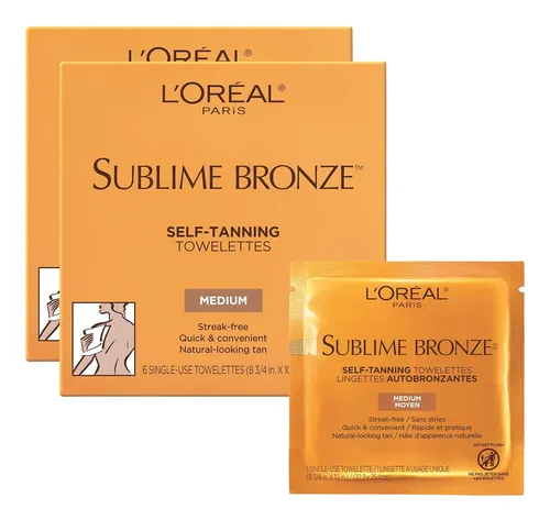 Toallitas Autobronceadoras L’oreal Paris Sublime Bronze 6un