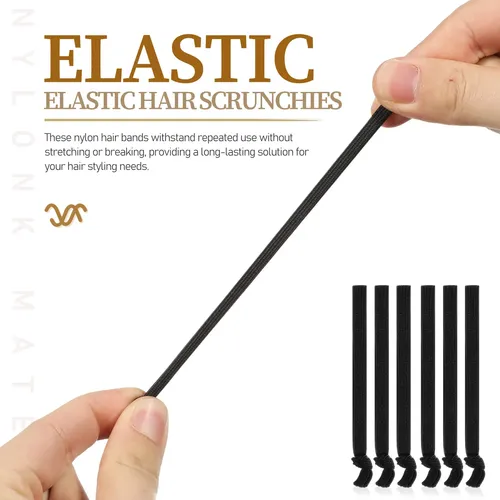 100 Cintas Elásticas Para El Pelo, Anudadas, Cintas Para El