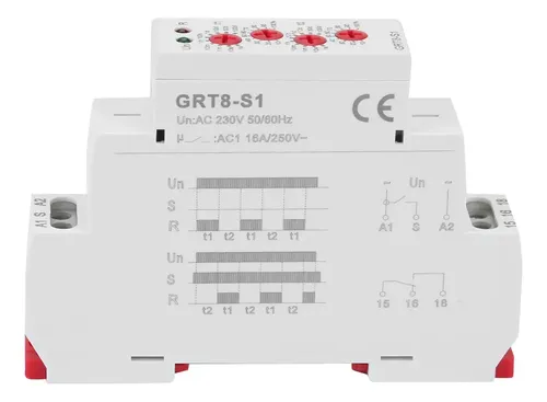 Relé Temporizador De Ciclo Repetido Grt8-s1 Mini, Tiempo Asi