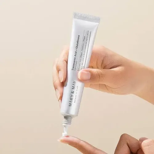 Mary&may Tranexamic Acid + Glutathione Eye Cream 12g Momento De Aplicación Día/noche Todo Tipo De Piel