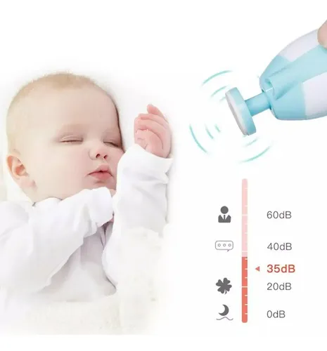Torno Lima Para Uñas Cortador Eléctrico Para Bebes Con Luz