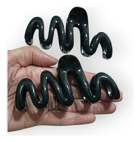 Mc’maru Set X3 Ganchos Negros De Pelo Broches Mariposa