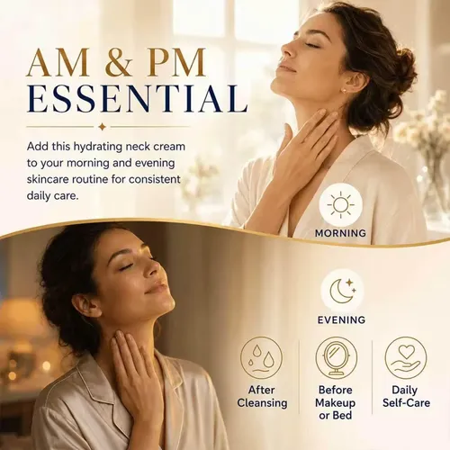 Crema Antiedad Para Cuello Con Peptidos Para Piel Suave Fragrance-free