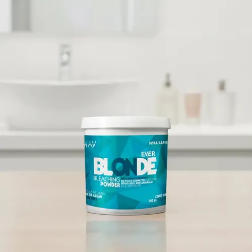 Polvo Decolorante Mav Azul Ever Blonde Argan Aloe Vera 500gr