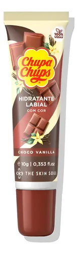 Bálsamo Labial Hidratante Choco Vainilla Chupa Chups