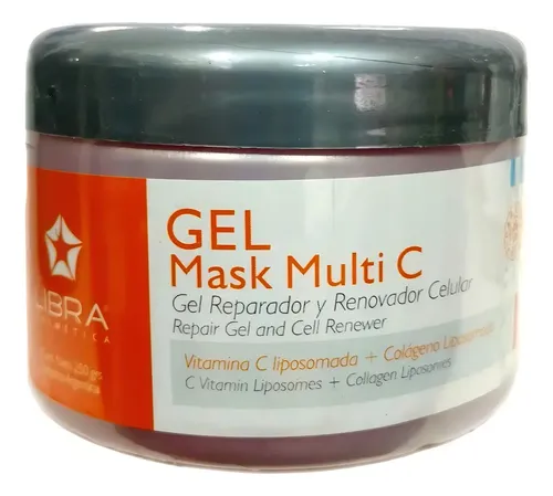 Mascara Gel Vitamina C Y Colageno Reparadora X 250 Gr Libra