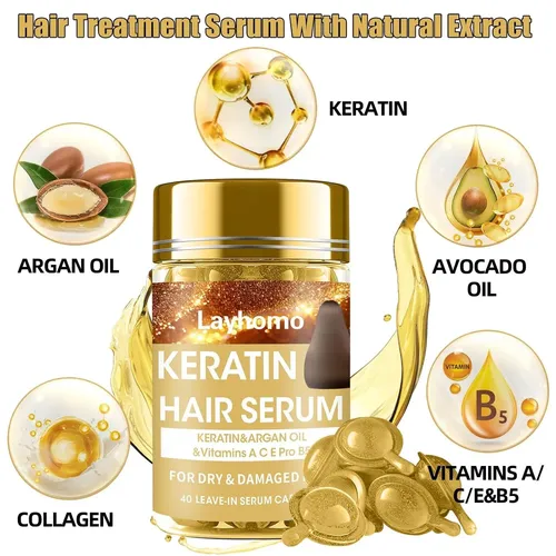 Sérum De Tratamiento Capilar Con Queratina, Tratamiento De S