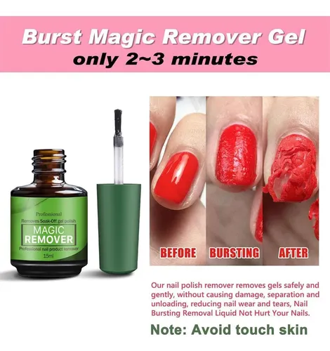 Removedor De Gel Para Uñas Cosmoo 15 Ml (2 Piezas)