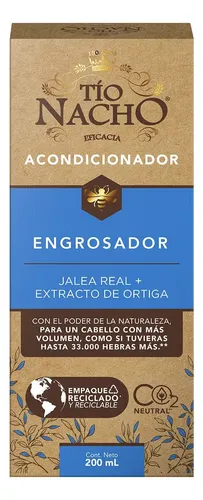 Acondicionador Tío Nacho Engrosador Jalea Real 200 Ml