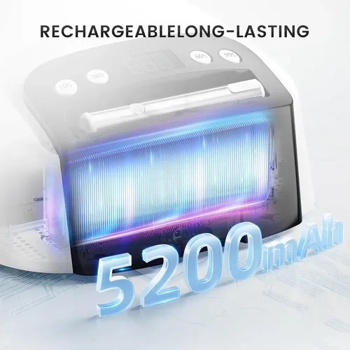 Lámpara Uv Led Recargable 2 En 1 Para Uñas Gel