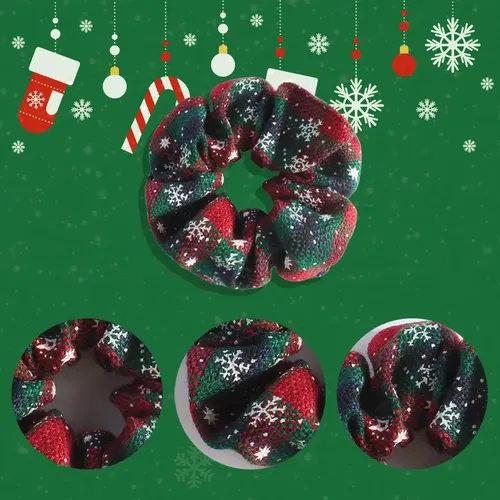 Scrunchie Navidad Accesorio Cabello Niños Y Adultos