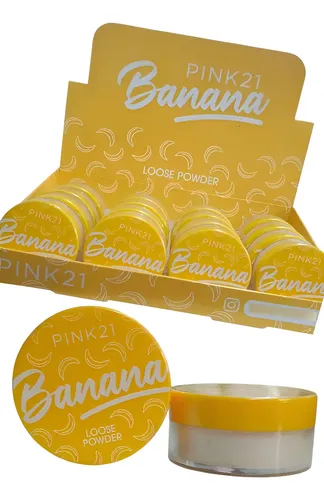 Polvo Volatil Banana Pink21 Loose Poowder Sellador Suelto