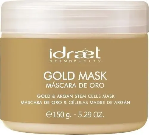 Mascarilla facial Idraet Gold Mask Oro y Celulas Madre de Argán Idraet 150g