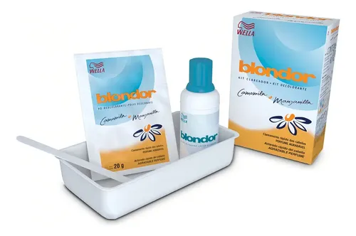 Kit Decolorante Blondor Wella Con Manzanilla