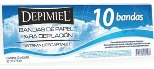 Bandas Papel 10 Unidades Depimiel Depilacion Profesional