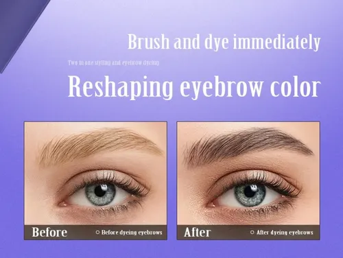 El Gel Para Colorear Cejas De Color Negro Intenso Define Y F