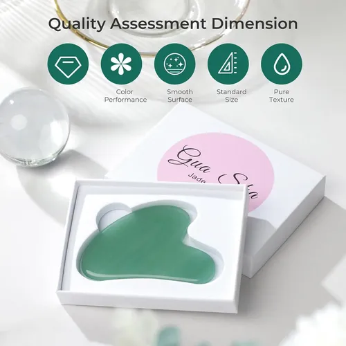 Piedra Gua Sha Natural Para Masaje Facial Y Corporal