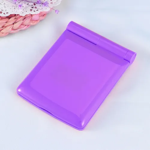 Espejo De Maquillaje Plegable Portátil Con Iluminación Led P