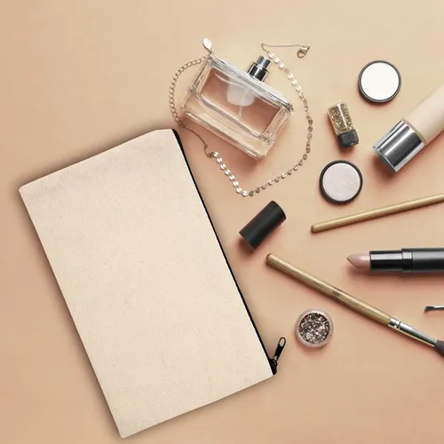 50 Estuches De Lienzo Para Maquillaje Y Bolígrafos