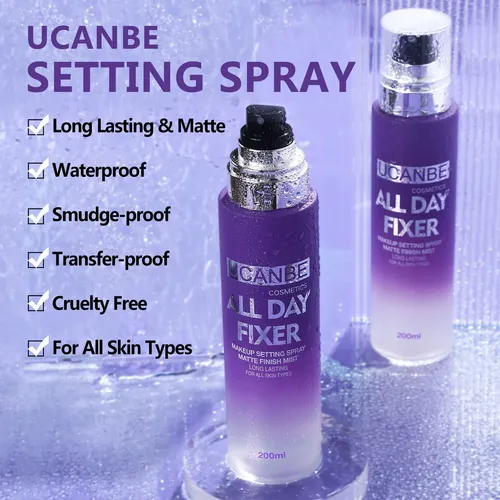 Kit Spray Fijador Mate Larga Duración 200 Ml