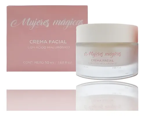 Crema Facial Con Ácido Hialurónico Pantenol Mujeres Mágicas
