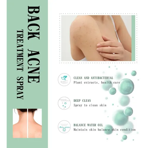 2×cura El Acné Espalda Con Ácido Salicílico Aceite Árb .