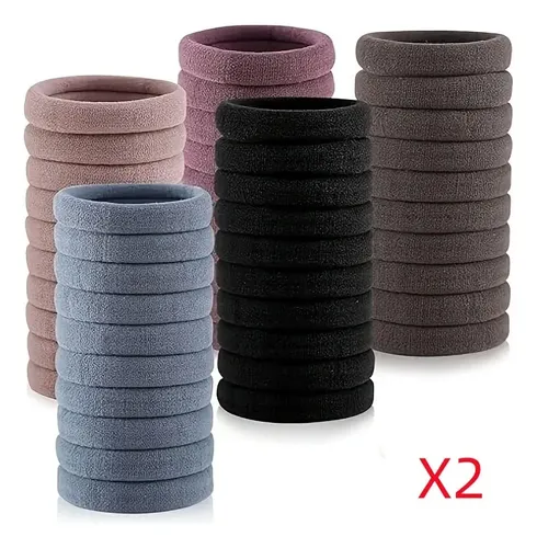 100 Pzs Diademas Elásticas Multicolor