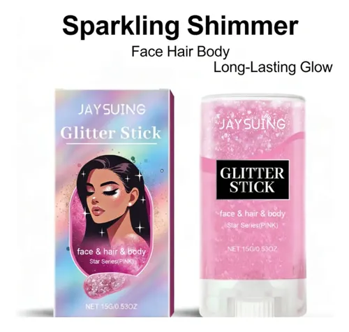 – Glitter Stick Efecto Brillante For Rostro, Cabello Y Cuer