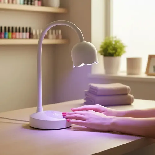 Cabina Inalambrica Flor Uv/led Soft Gel 20w Usb Paris Nigth