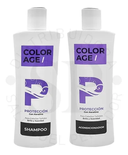 Kit Color Age Keratina para Cabello Teñido con Shampoo y Acondicionador 500 mL