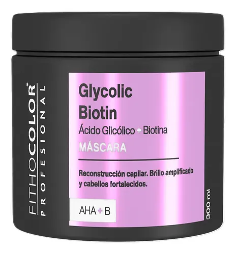 Máscara Capilar Glycolic Biotin X300ml Fithocolor